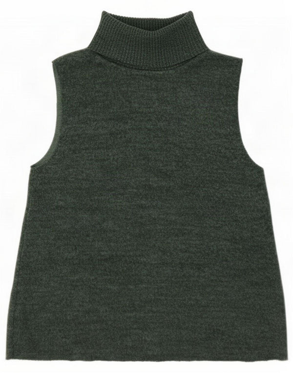 Zara Womens Vest Tank Top UK 10 Small Green