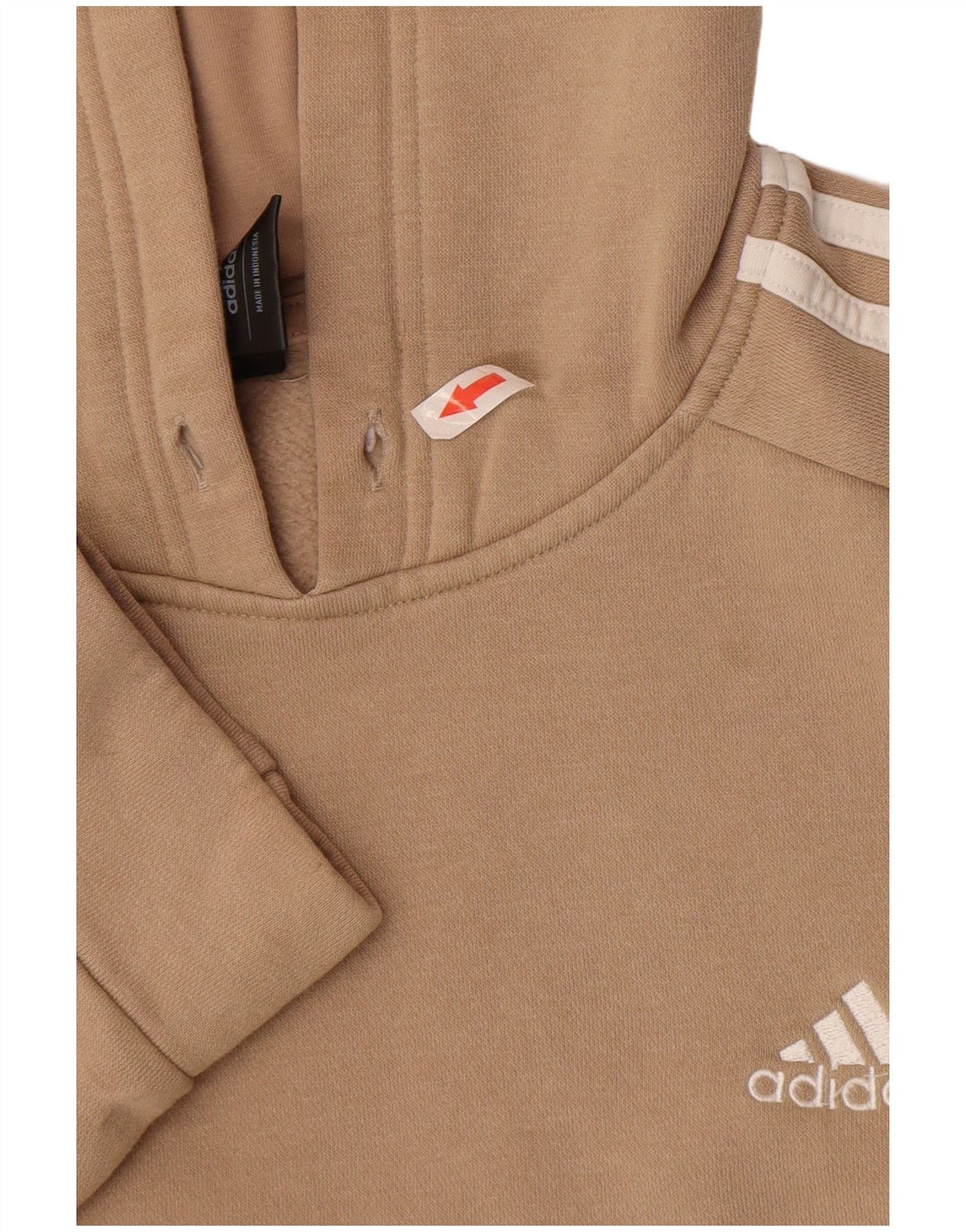 Pulover Adidas pentru bărbați, bumbac, bej mediu