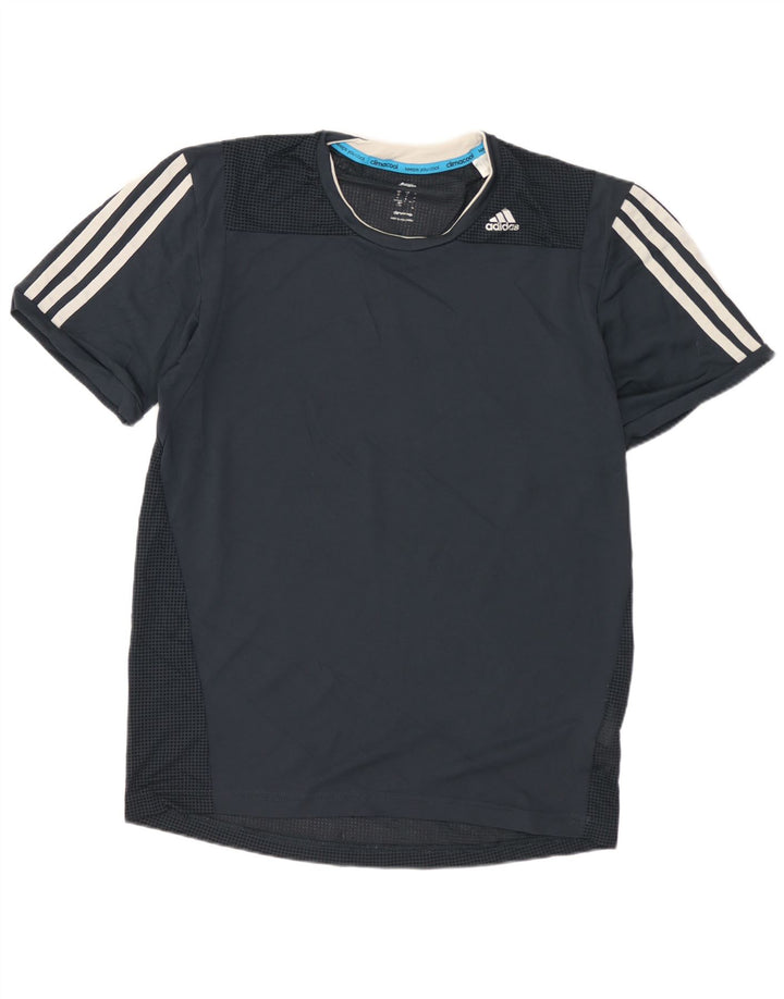 Tricou Adidas Climacool pentru bărbați Top mic, albastru, poliester