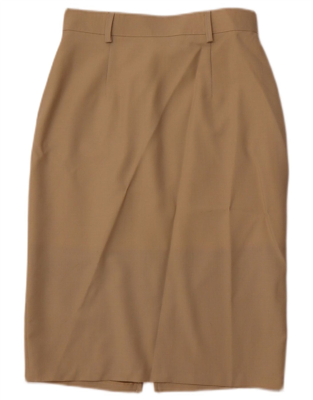 Fusta creion pentru femei VINTAGE IT 44 Medium W28 Lână maro