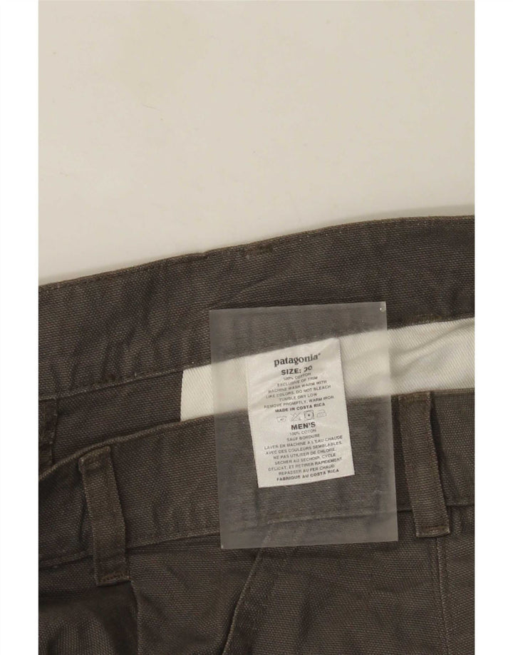 Pantaloni scurți chino pentru bărbați Patagonia W30, bumbac gri mediu