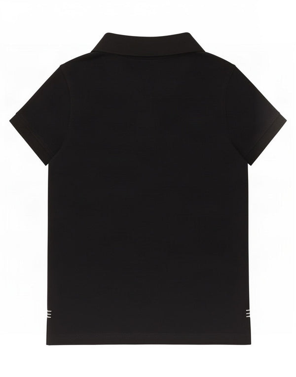 Tricou polo Canterbury pentru baieti 7-8 ani poliester negru