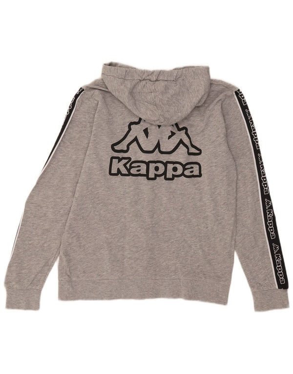 Pulover Kappa Tezenis pentru damă, cu fermoar, UK 14, gri mediu