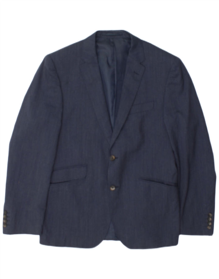 Jachetă pentru bărbați Marks & Spencer Tailored Fit Blazer UK 40 Medium Bleumarin