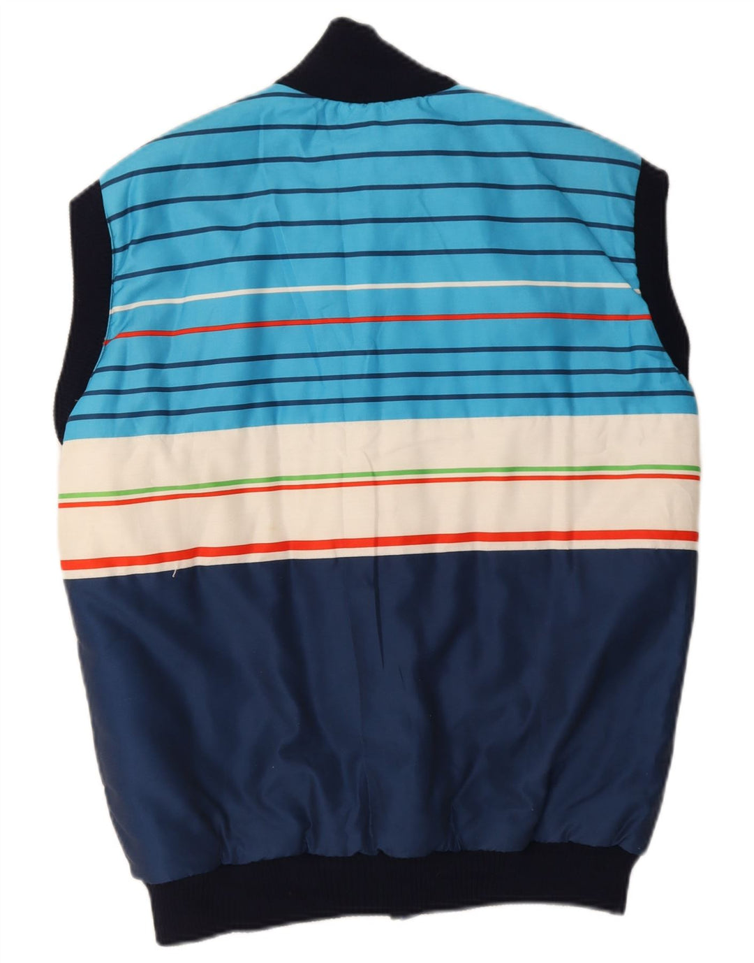 Gilet căptușit pentru bărbați Azzurra UK 40, mare, bleumarin, poliester color bloc