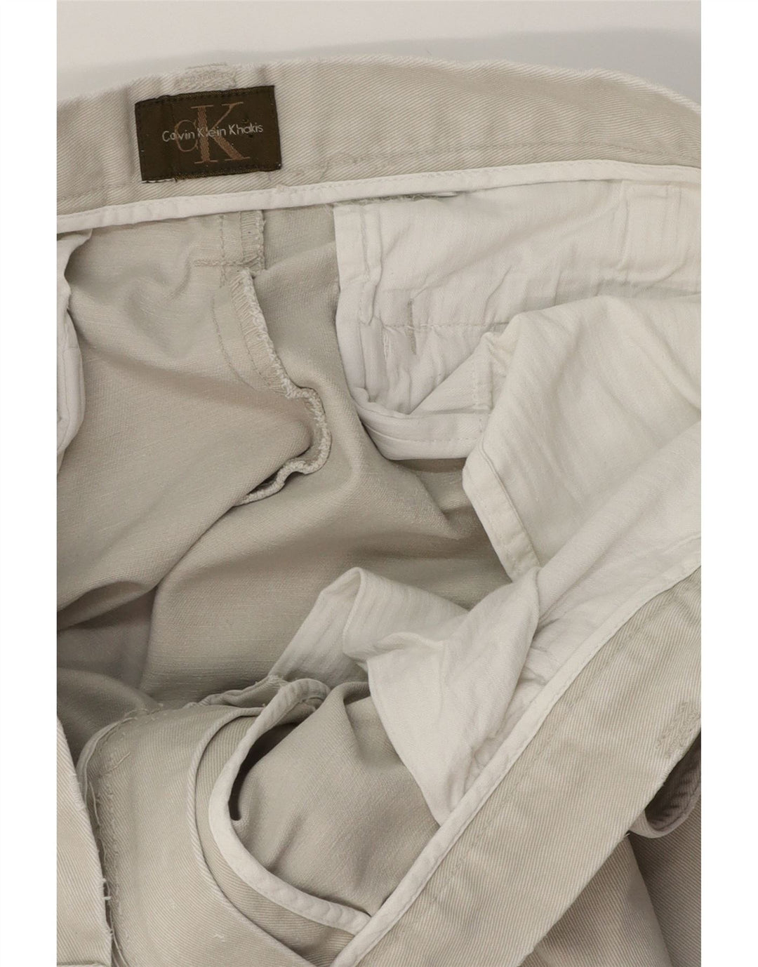 Pantaloni chino Bootcut Calvin Klein pentru bărbați L34 L32 bej
