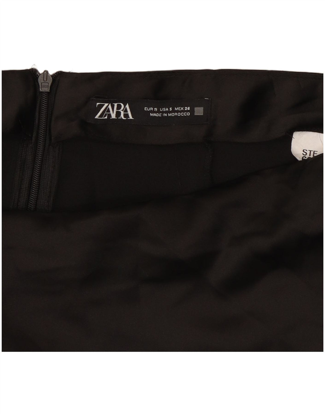 Fusta Midi Zara Femei Mic W26 Negru