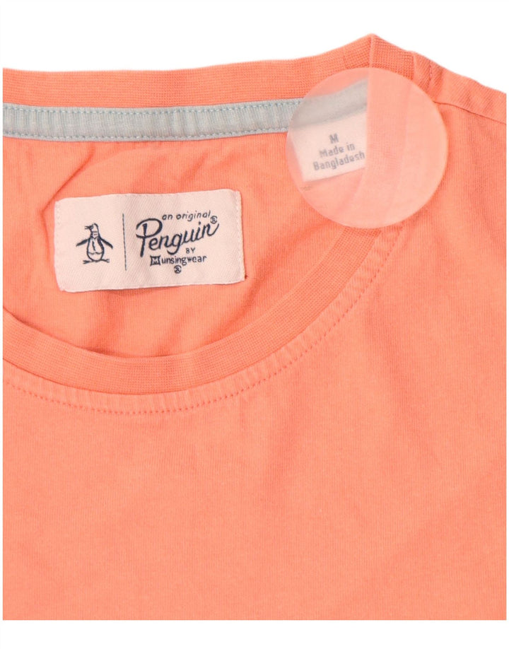 Tricou pentru bărbați Penguin Top Medium Pink Bumbac