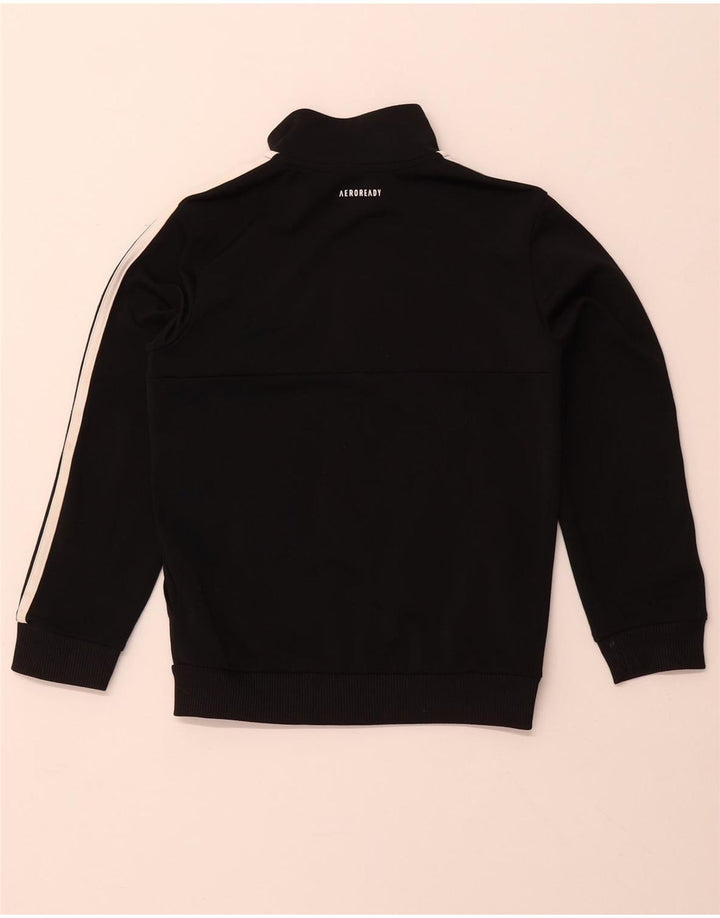 Jachetă de trening Aeroready ADIDAS pentru băieți, 7-8 ani, poliester negru