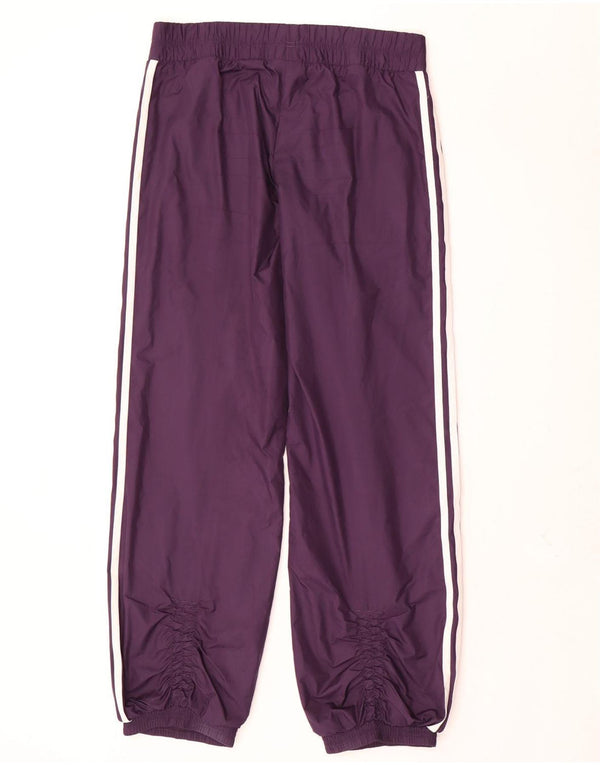 Pantaloni de trening Adidas pentru femei Joggeri UK 10 Poliester violet mic