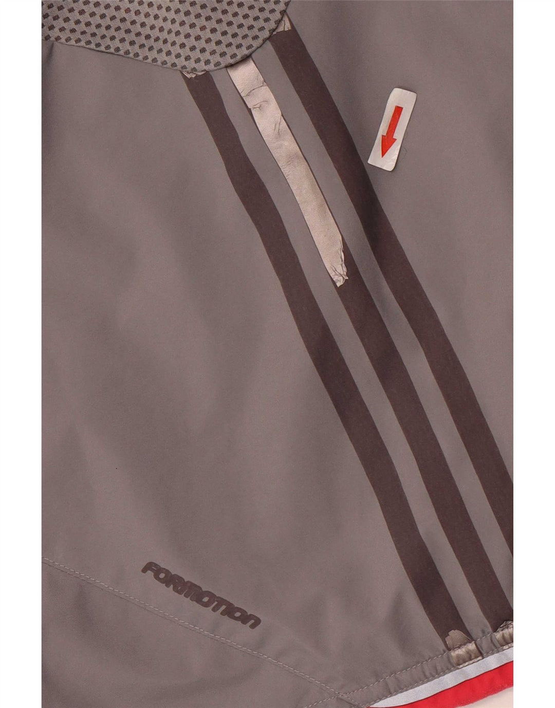 Jachetă de trening pentru femei Adidas UK 16, mare, gri, poliester color bloc