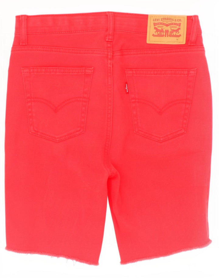 Pantaloni scurți Levi's 511 Denim 13-14 ani W28 bumbac roșu