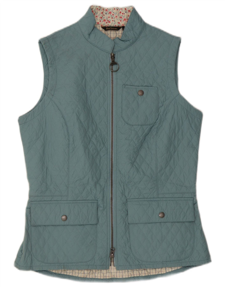 Gilet matlasat Barbour pentru femei UK 12 Medium Blue Poliamidă