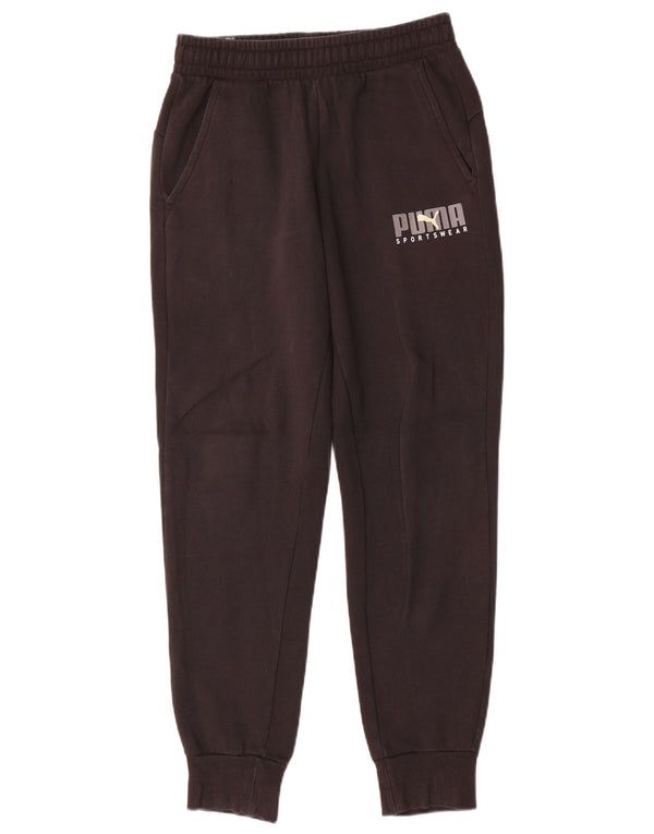 Pantaloni de trening Puma Grafic pentru bărbați Pantaloni de jogging Mici Bumbac Negru