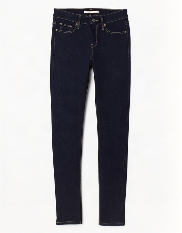 Blugi skinny pentru slăbit pentru femei Levi's W25 L32 bumbac bleumarin