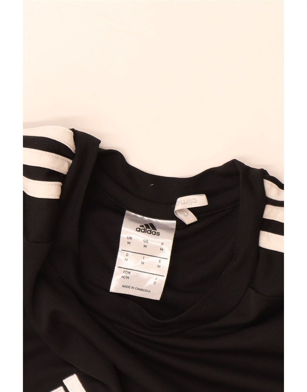 Tricou pentru bărbați ADIDAS Climalite Top Mediu Negru Poliester Colorblock