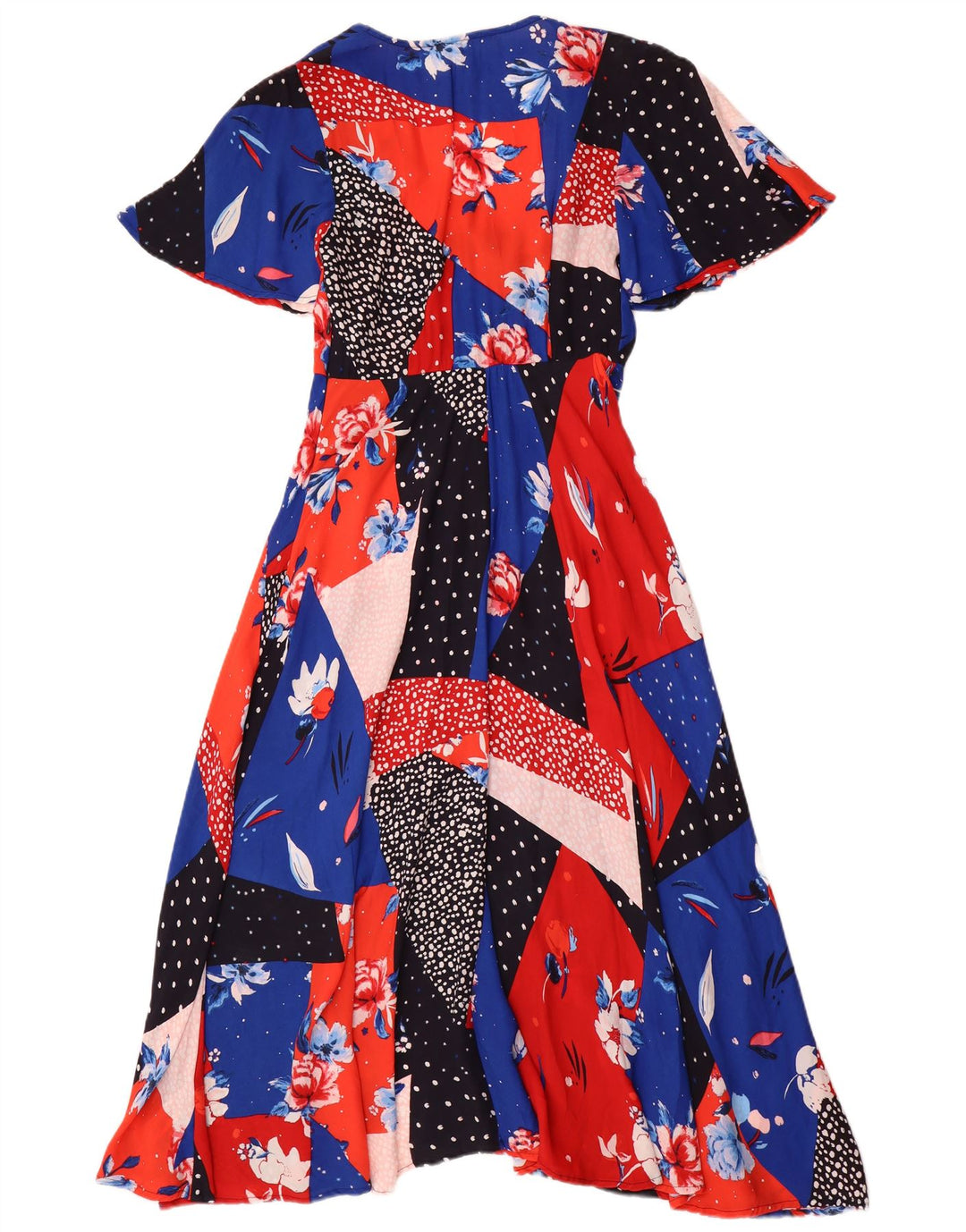 Rochie Maxi pentru Damă Monsoon UK 8 Mic Multicolor Patchwork Viscose