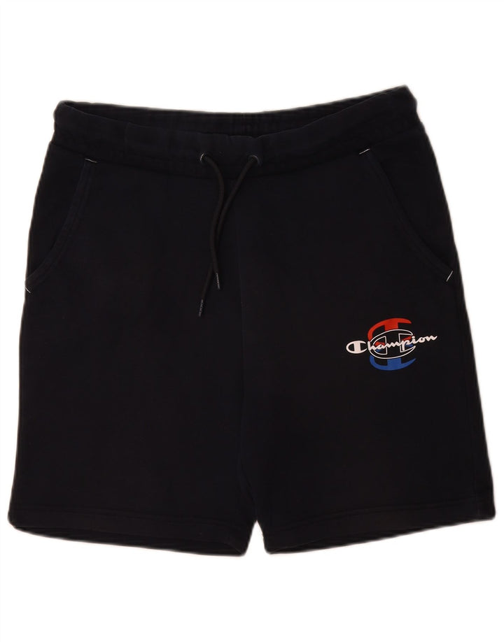 Pantaloni scurți de sport grafic Champion pentru bărbați, medii, bleumarin