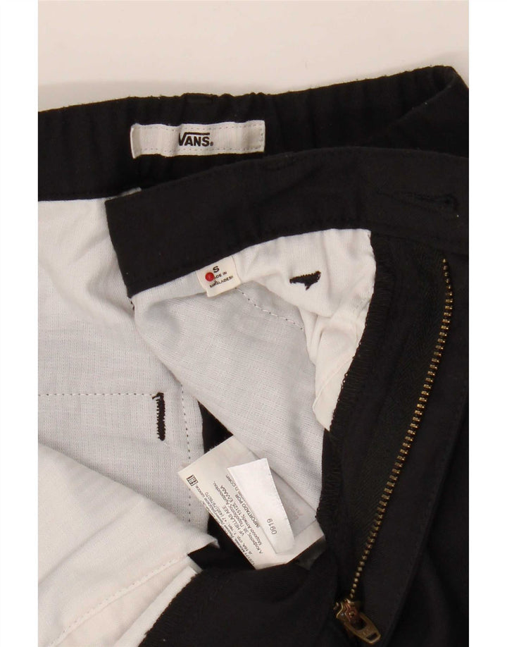 Pantaloni cargo drepti Vans pentru bărbați, mici W29 L28, poliester negru