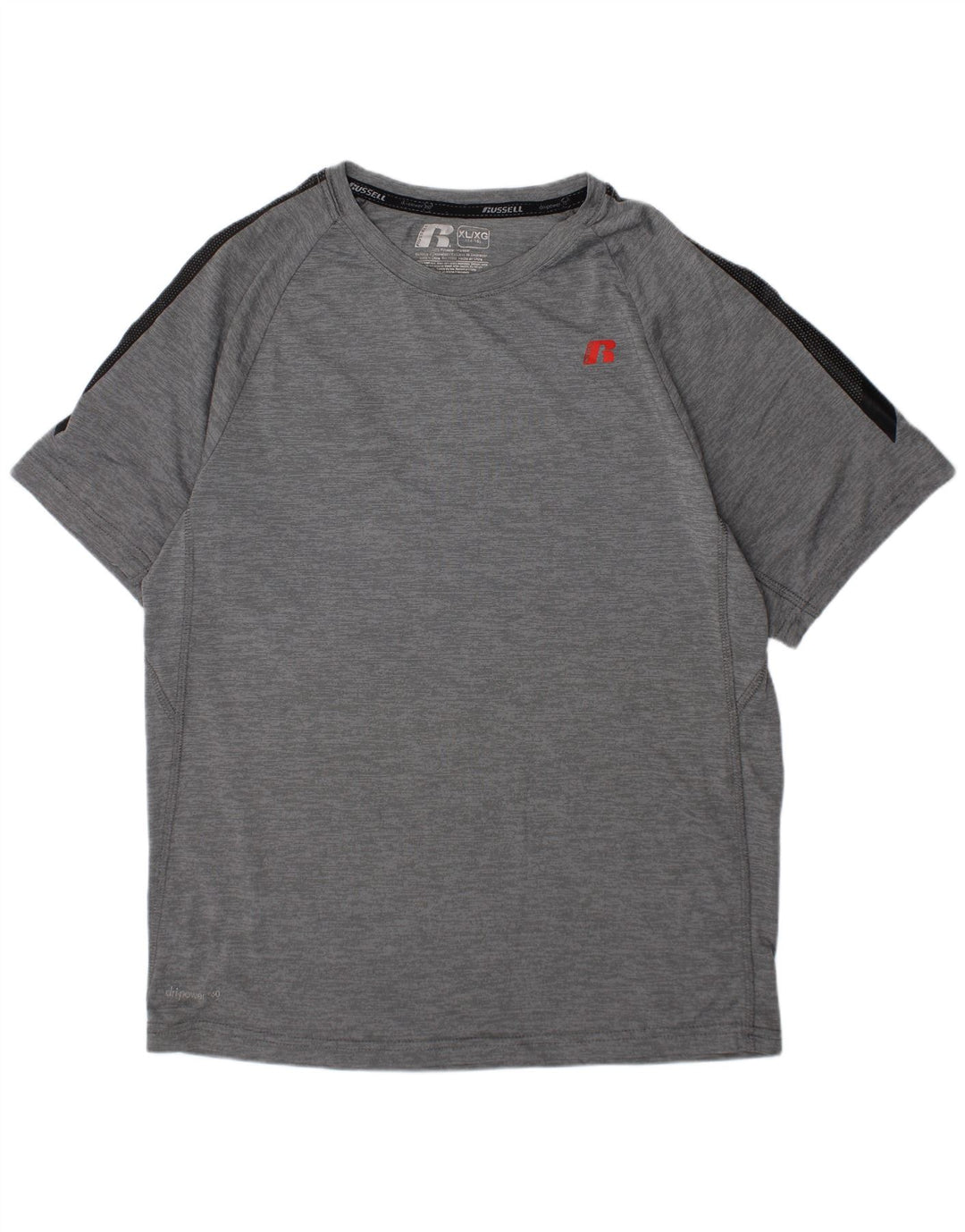 RUSSELL ATHLETIC Băieți Dri-Power Tricou Top 14-15 ani XL Gri