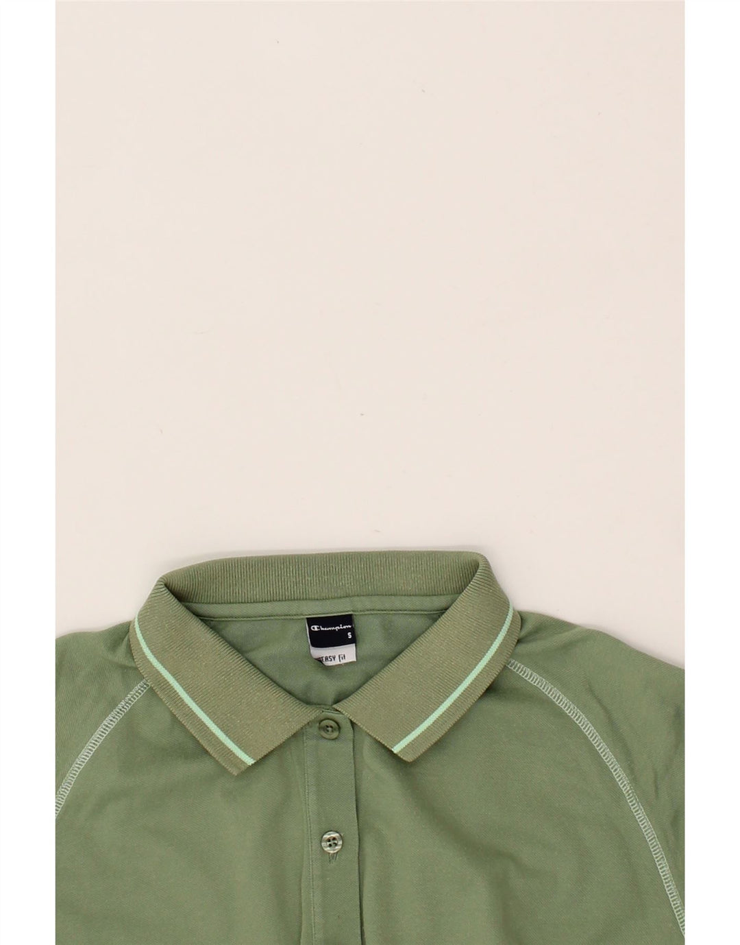 CHAMPION Mens Polo Shirt Small Green Cotton Vintage Champion and Second-Hand Champion from Messina Hembry 