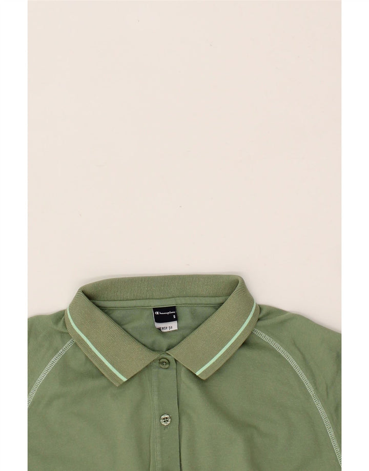 CHAMPION Mens Polo Shirt Small Green Cotton Vintage Champion and Second-Hand Champion from Messina Hembry 