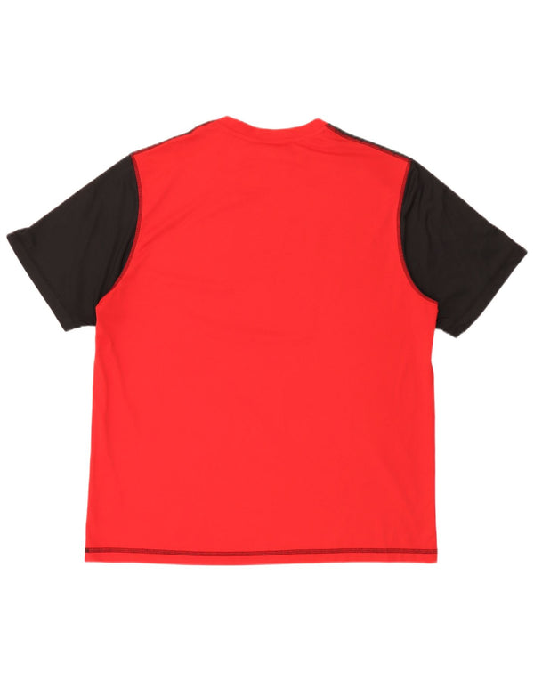 Tricou grafic NHL Chicago Blackhawks pentru bărbați Top XL Roșu Colorblock