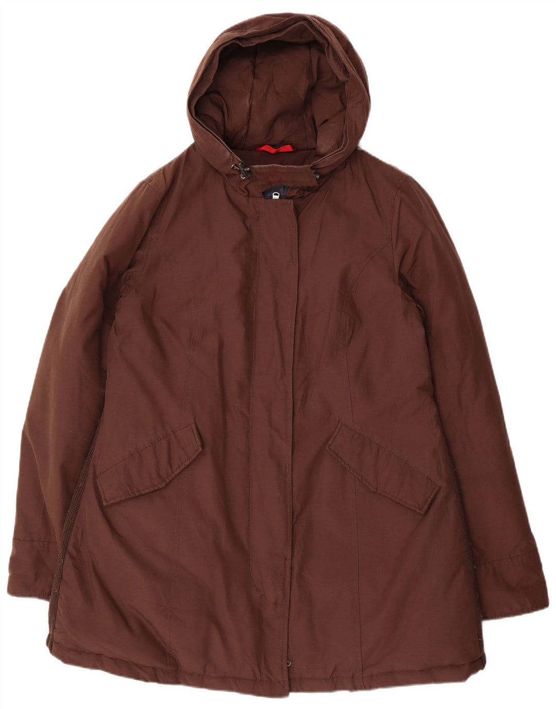 Palton căptușit cu glugă pentru femei CANADIAN UK 16 Poliester maro mare