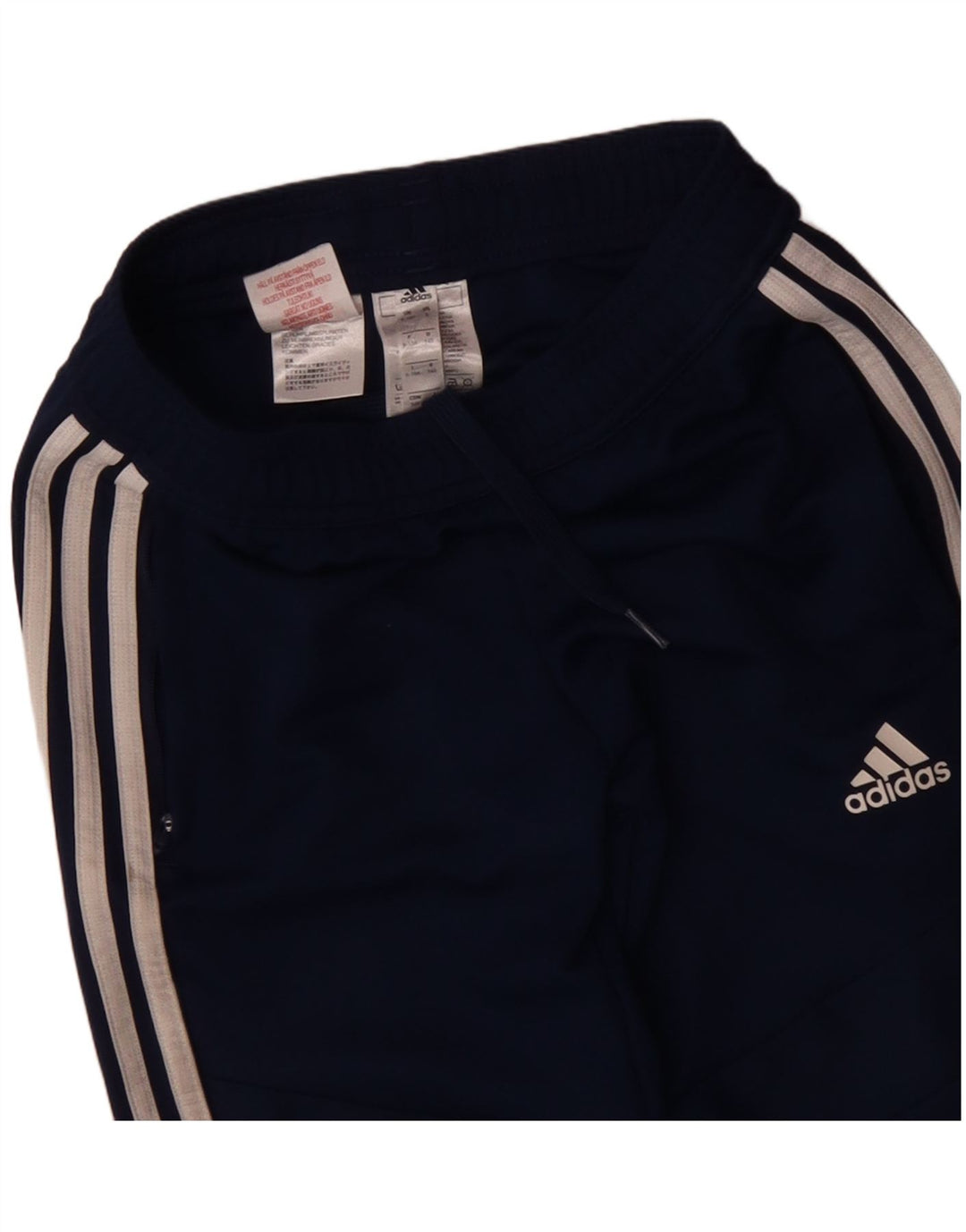 Pantaloni de trening ADIDAS Aeroready pentru baieti 9-10 ani poliester bleumarin