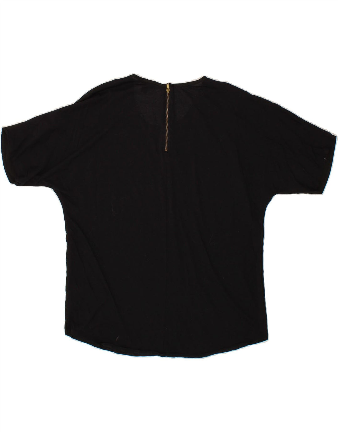 J. CREW Womens Blouse Top UK 14 Medium Black Polyester Comics Vintage J. Crew and Second-Hand J. Crew from Messina Hembry 