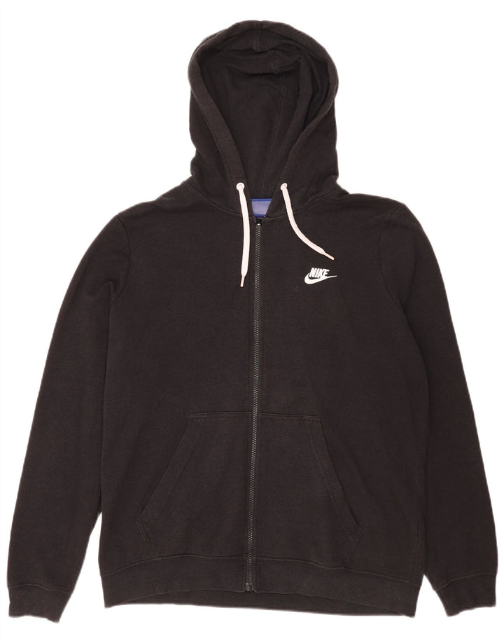Pulover Nike pentru femei, cu fermoar, XL, bumbac negru