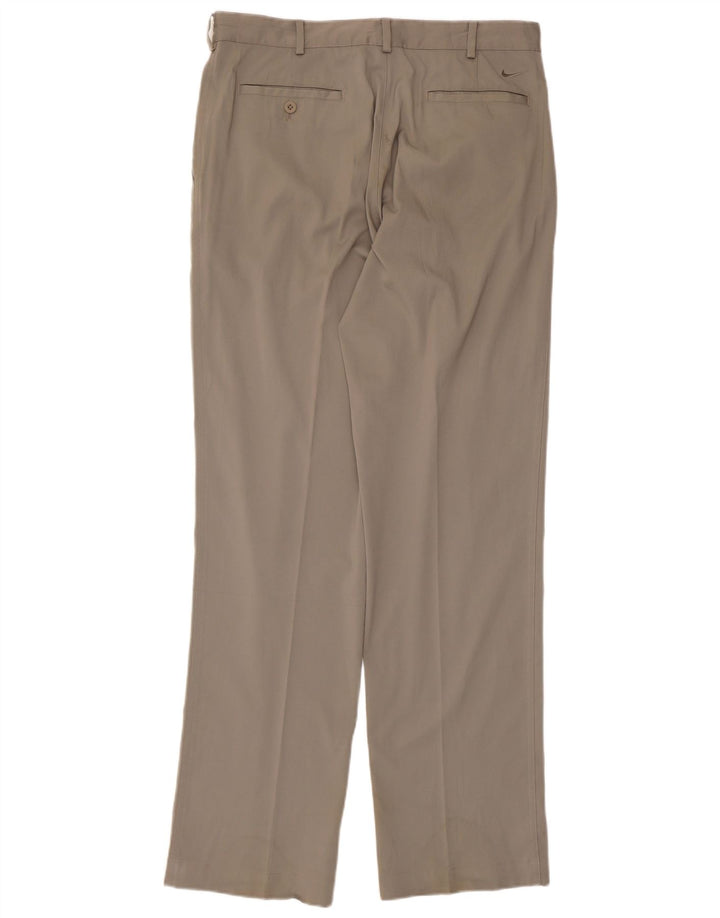 Pantaloni chino drepti pentru bărbați Nike W32 L34 poliester gri