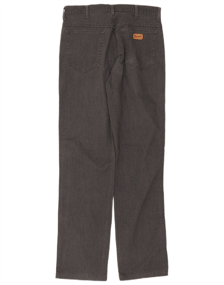 Pantaloni casual drepti Wrangler pentru bărbați Texas Stretch W33 L36 bumbac gri