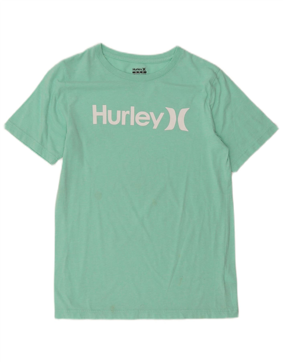 Tricou grafic HURLEY pentru baieti Top 13-14 ani XL bumbac verde