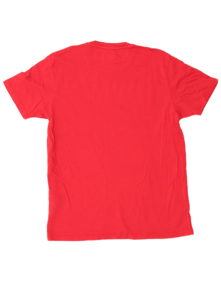 Tricou pentru bărbați Alpha Industries Top din bumbac roșu mediu