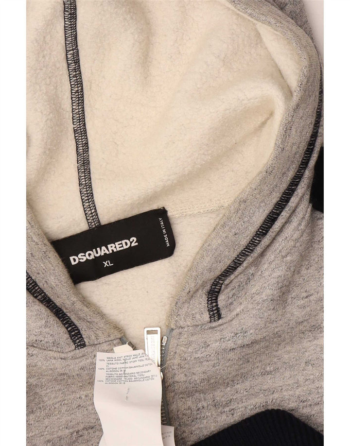 Dsquared2 Femei Marea Britanie 18 XL Gri Colorblock Bumbac