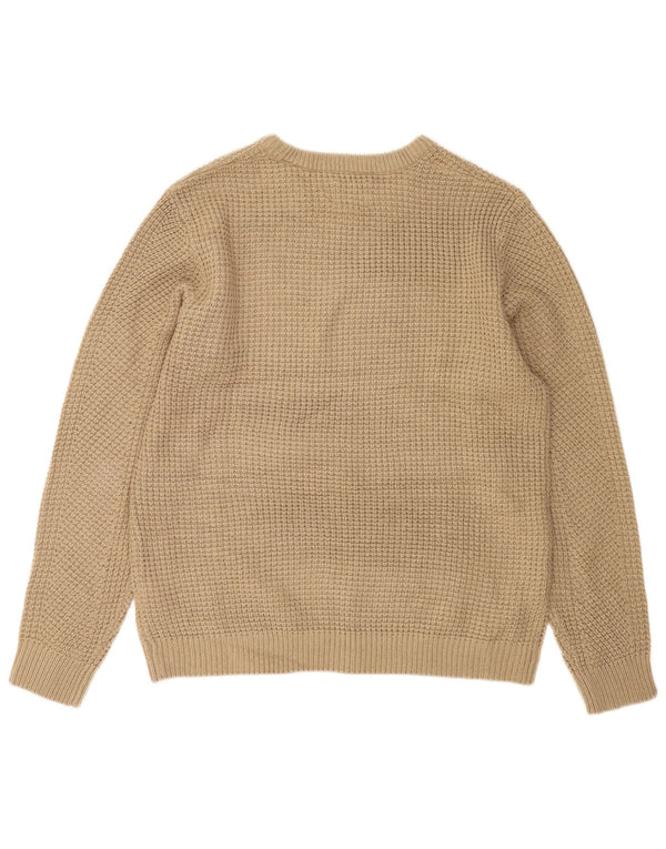 Pulover Jack & Jones pentru bărbați, cu gât crew, 2XL, bej acrilic