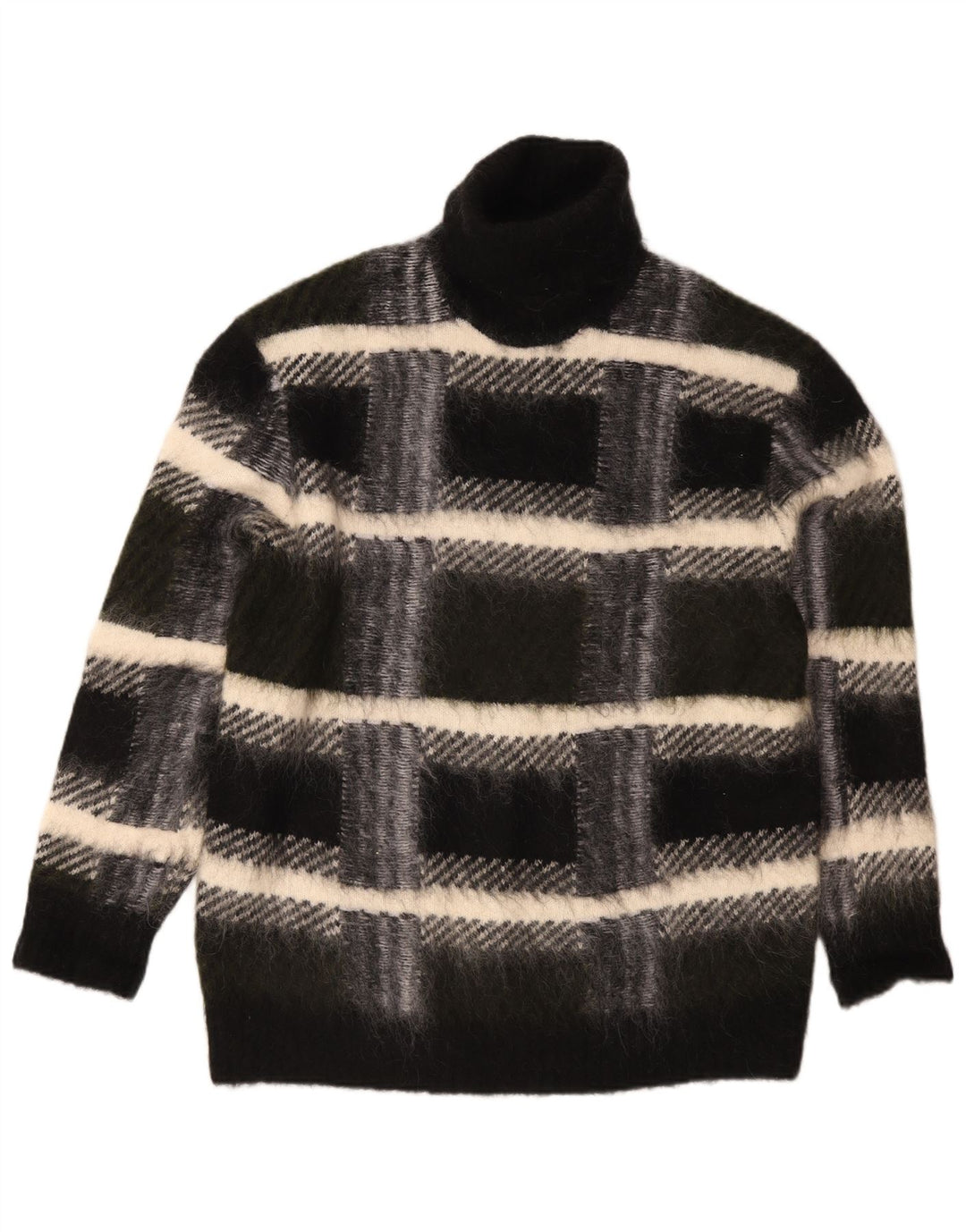 Cos Pulover oversized cu gât rulat pentru femei UK 14 Medium Black Carid
