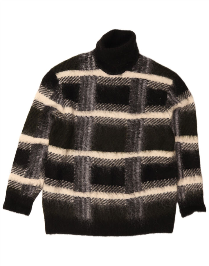 Cos Pulover oversized cu gât rulat pentru femei UK 14 Medium Black Carid