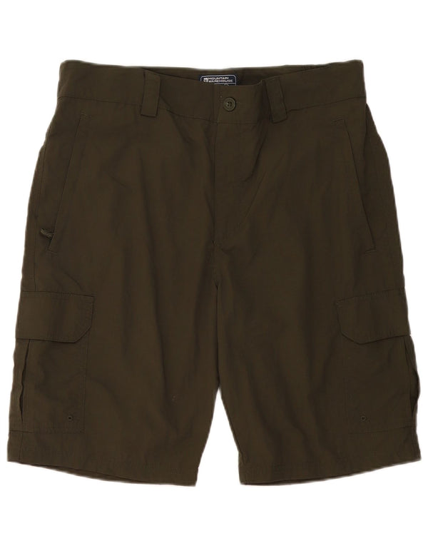 Pantaloni scurti cargo pentru femei Mountain Warehouse W34 Large Kaki Poliamidă