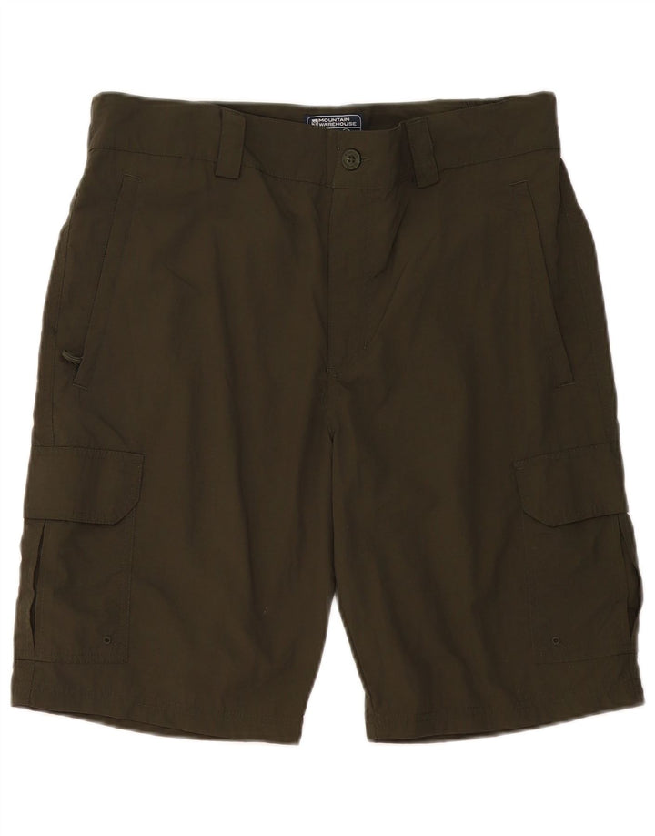 Pantaloni scurti cargo pentru femei Mountain Warehouse W34 Large Kaki Poliamidă