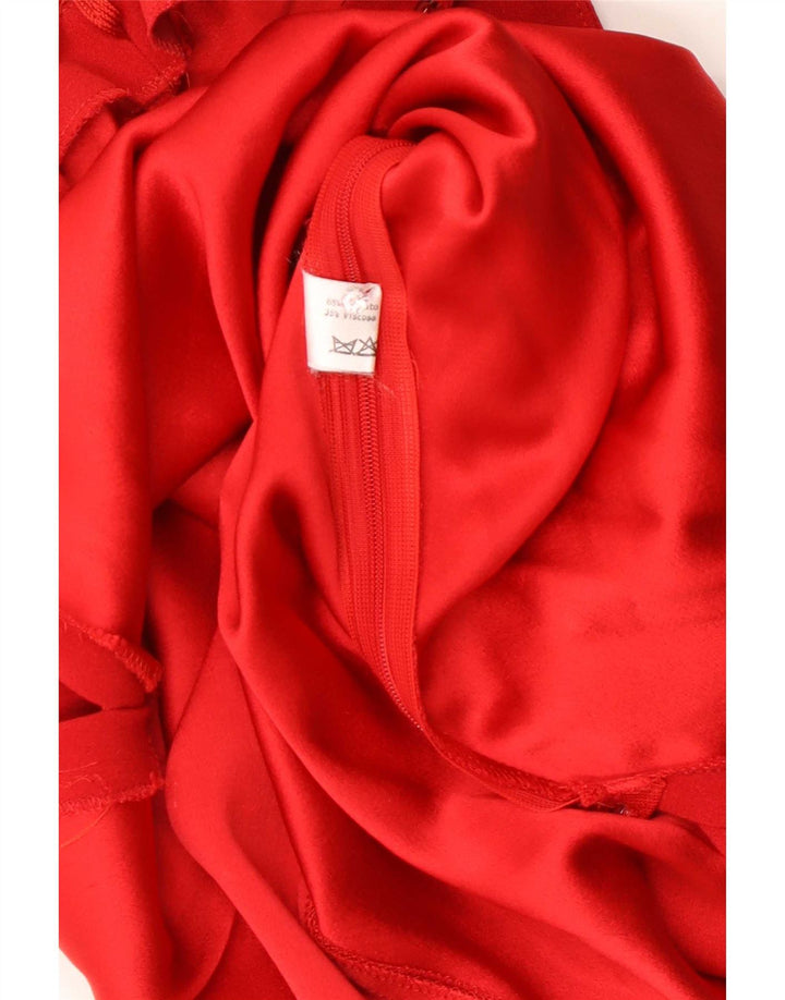 Luisa Spagnoli Cami Top pentru femei IT 44 Medium Red Acetat