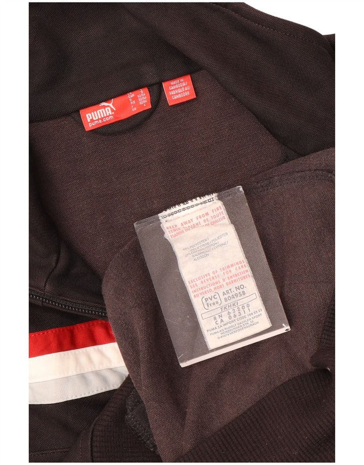 Jachetă de trening PUMA pentru bărbați, mare, negru, poliester color bloc