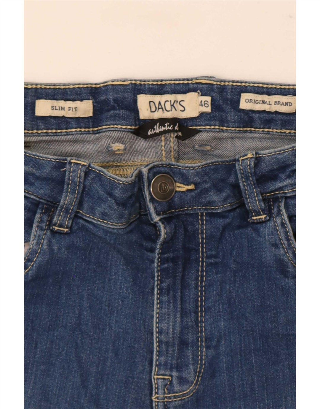 Blugi subțiri pentru bărbați Dack's IT 46 Small W30 L29 Albastru