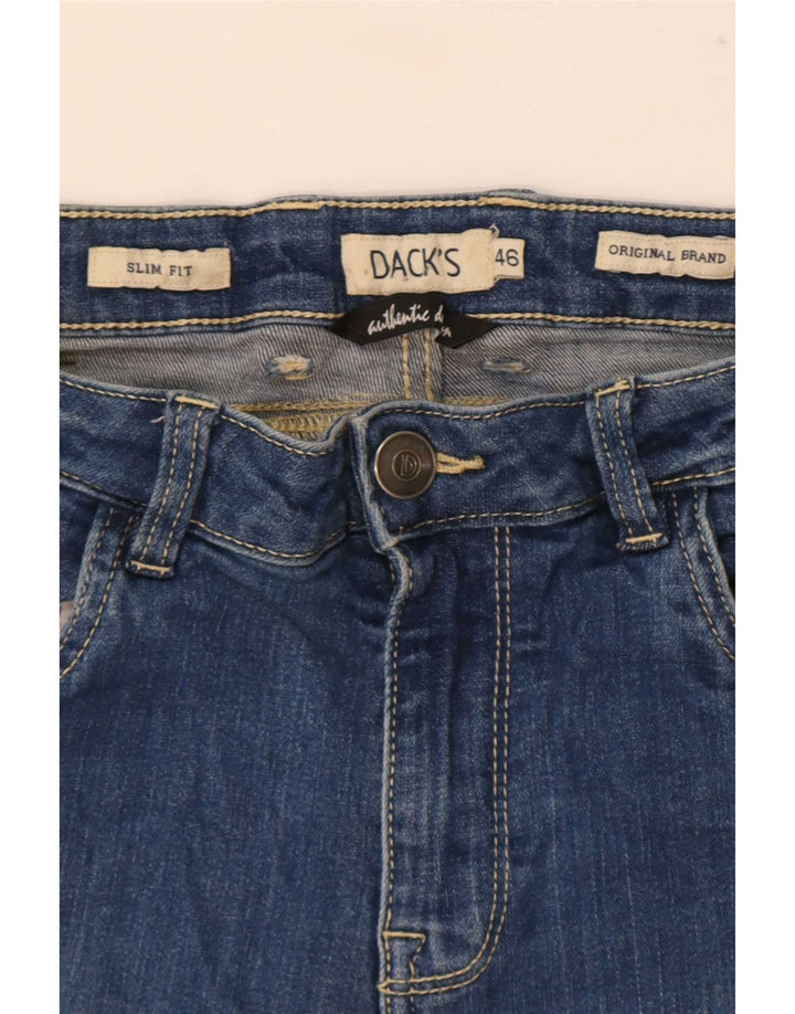 Blugi subțiri pentru bărbați Dack's IT 46 Small W30 L29 Albastru