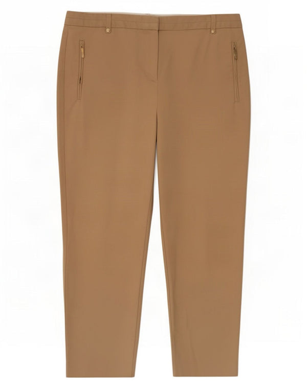 Pantaloni Capri conici pentru femei Marks & Spencer UK 12 Medium W32 L23 Bej