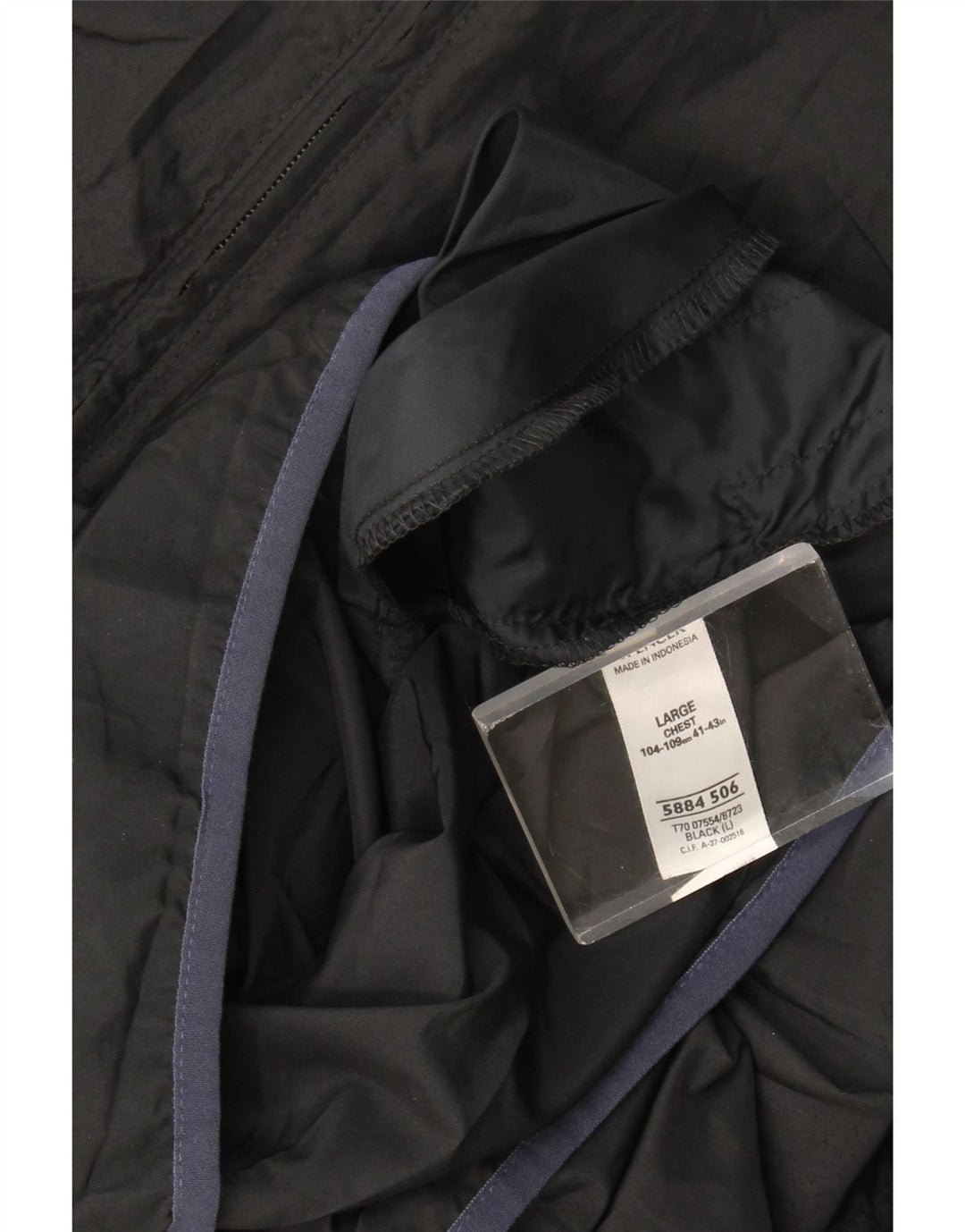 Jachetă de ploaie Marks & Spencer Pullover pentru bărbați UK 40 Poliester negru mare