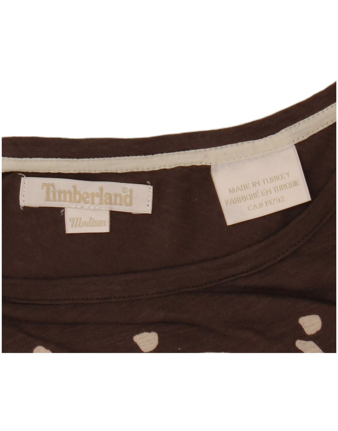 Tricou grafic Timberland pentru femei Top UK 14 Medium Brown