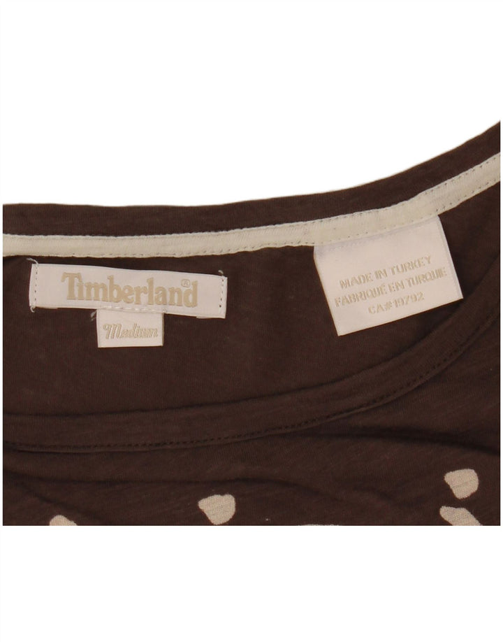Tricou grafic Timberland pentru femei Top UK 14 Medium Brown