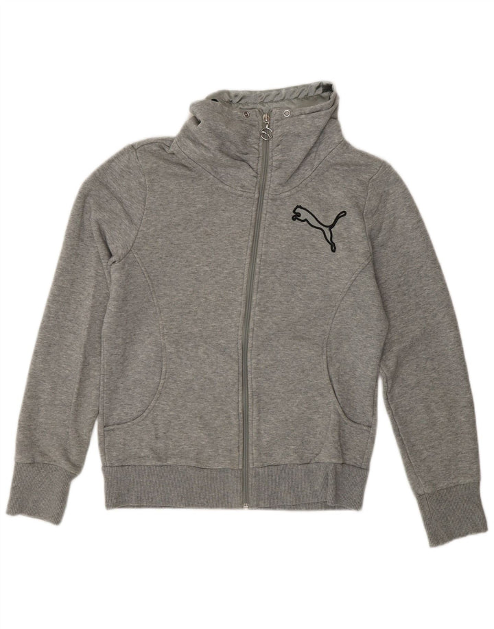 Jachetă de trening Puma pentru femei UK 10, bumbac cu pete gri mici
